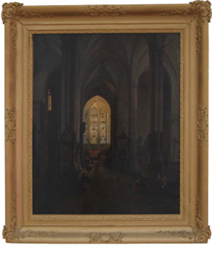 Der Dom zu Erfurt (Max Hauschild, 1838)